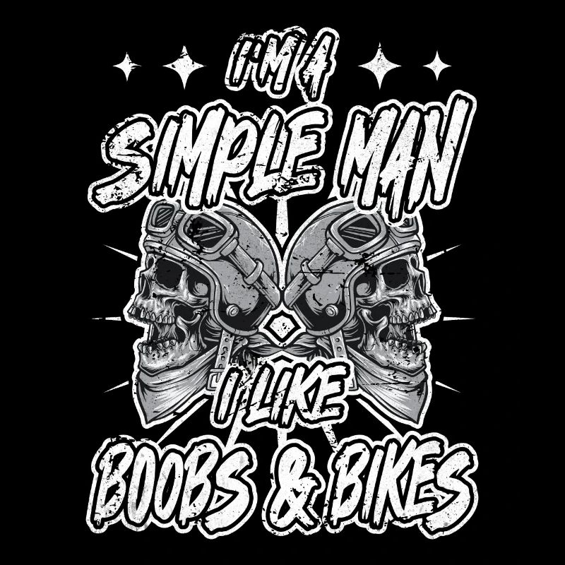 I Like Boobs & Bikes | Biker Sprüche