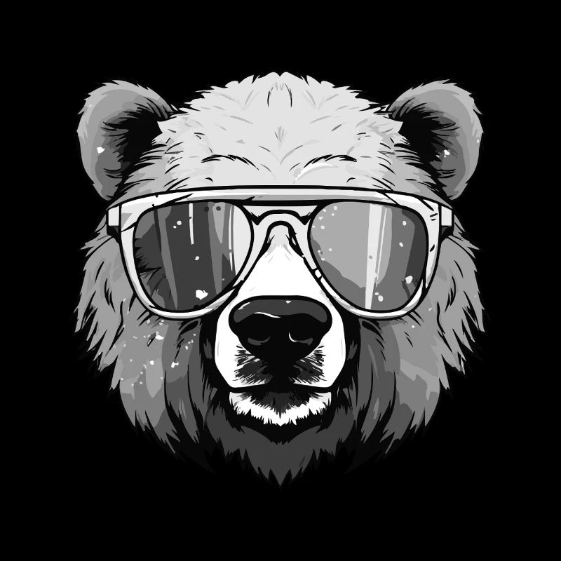 Polar Bear Head Cool Polar Bear