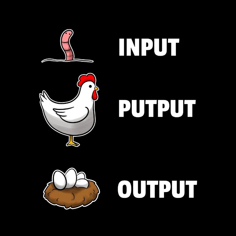 Input Putput Output Chickens Computer Science