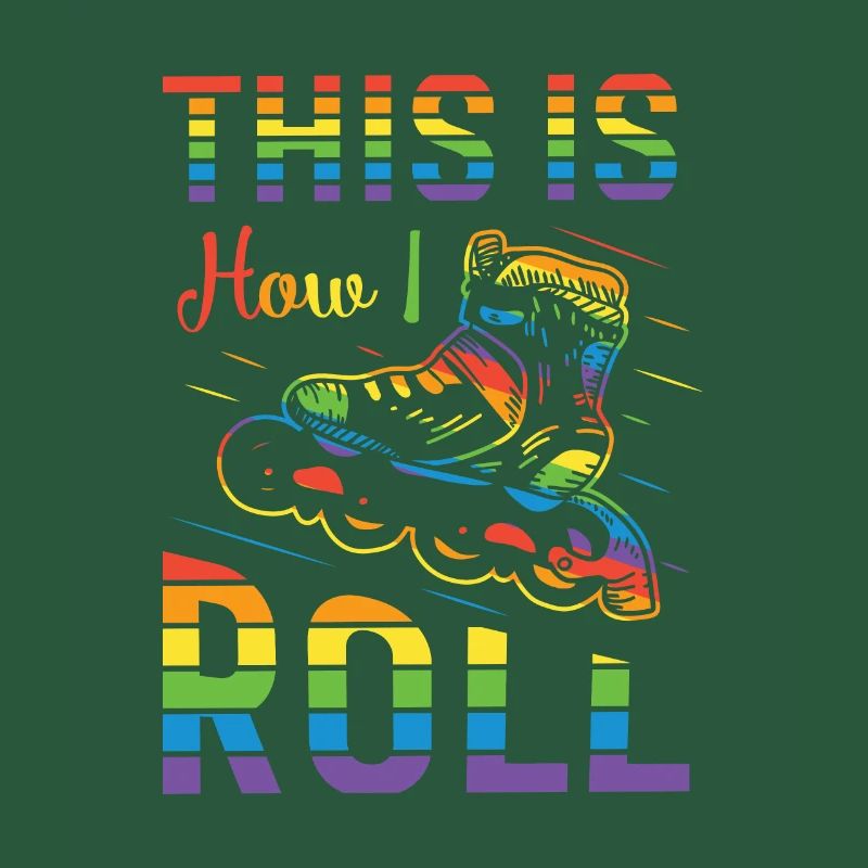 Rollerblading Retro Roller Skate