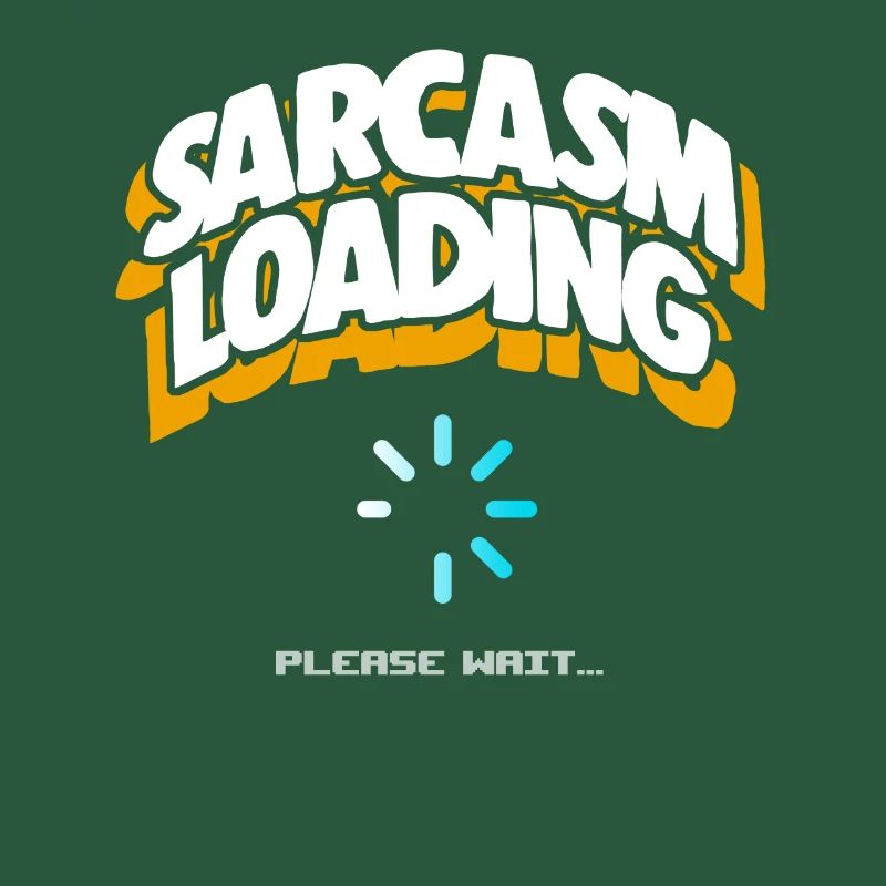 Computer Sarkasmus Laden Geek Pun Bekleidung
