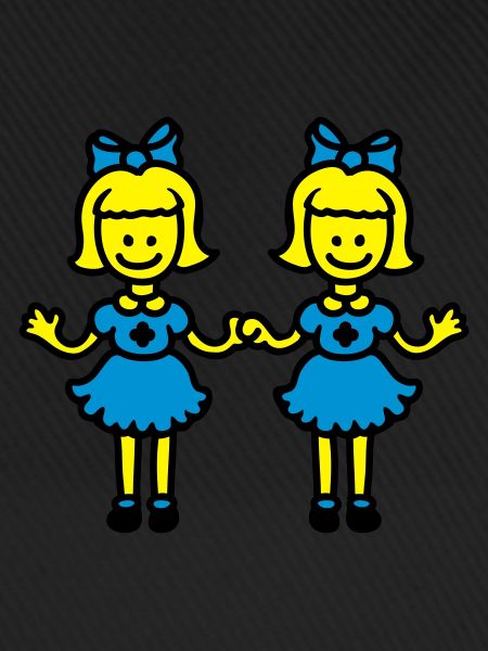 Twin sisters