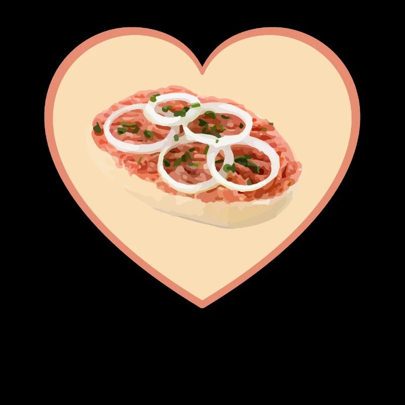 Mettbrötchen Heart Mett Hack Valentine's Day Gift