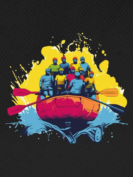Group rafting