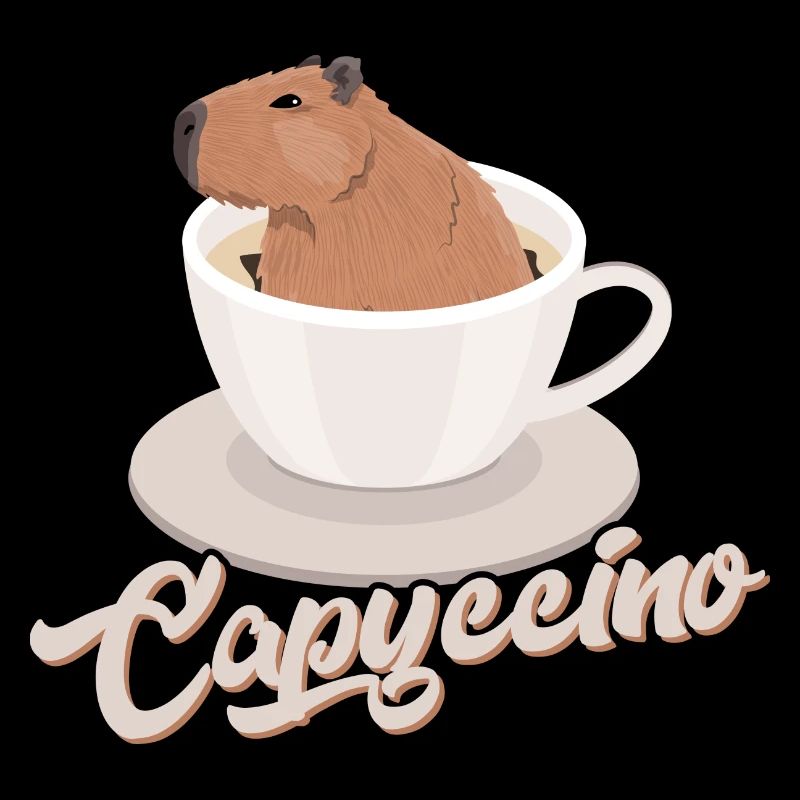 Capyccino Capybara Animal Lover