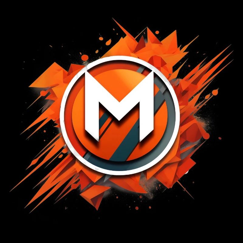 Monero Logo Color Splash