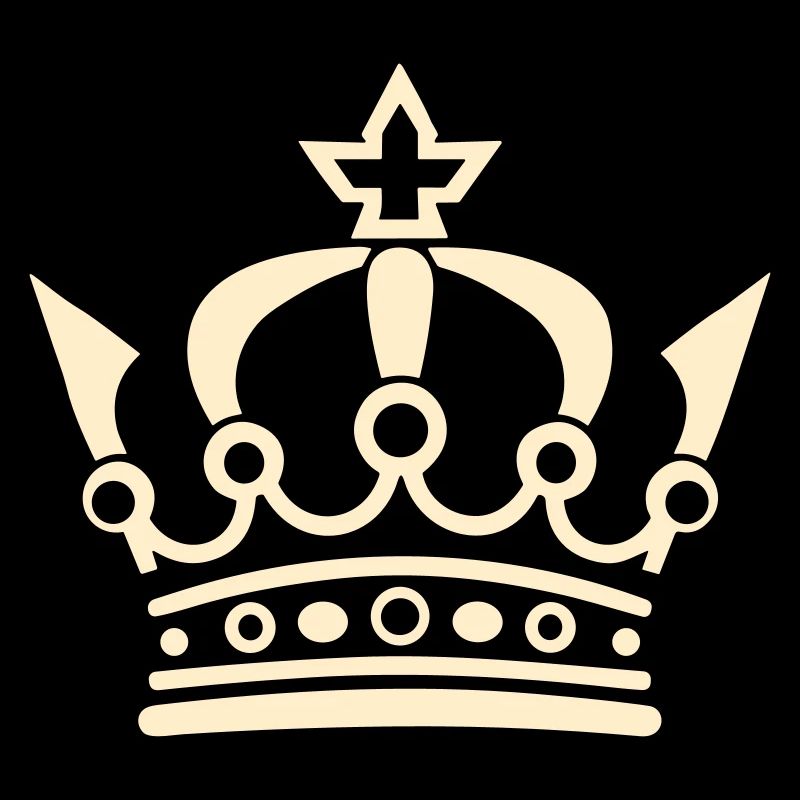 Couronne de monarque majestueuse
