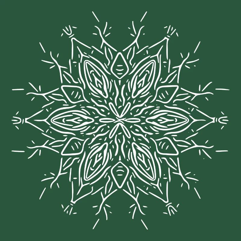 Mandala Flower Lines Shape Pattern