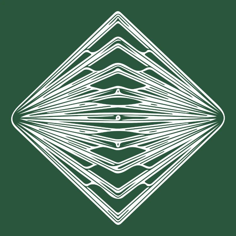 Geometric Vintage Triangle Pattern