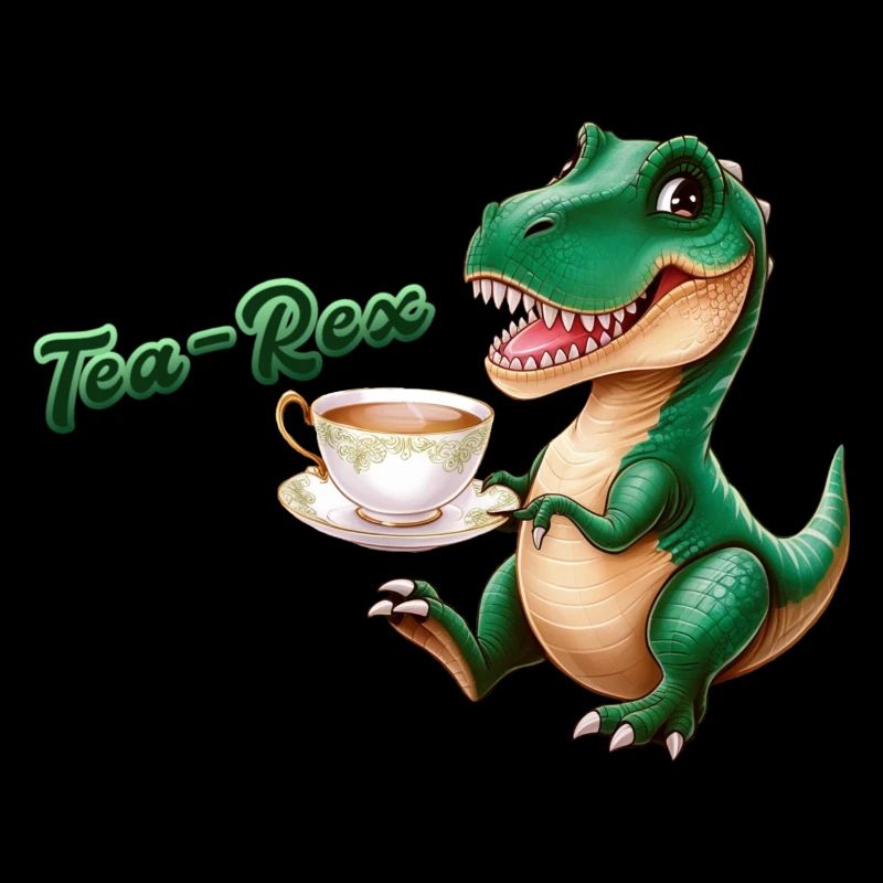 Tea-Rex |T-Rex | Rex | Dinosaur | Pun