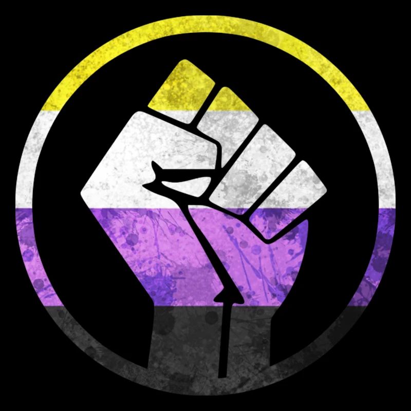 Fist Flag out Nichtbinär