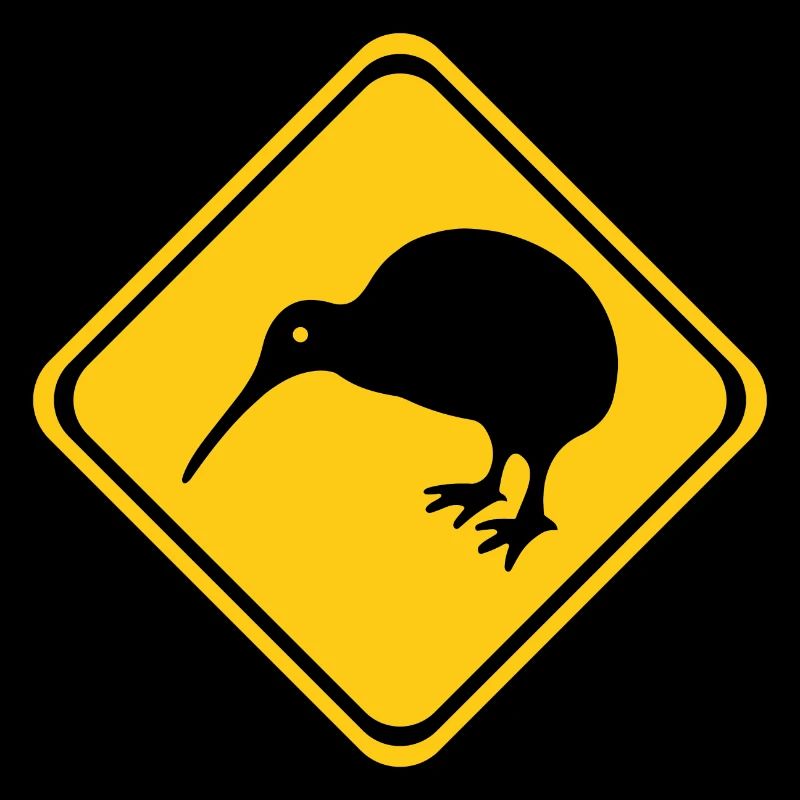 Kiwi Neuseeland Schild