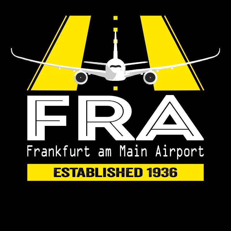 FRA Frankfurt Flughafen Germany - Plane Design
