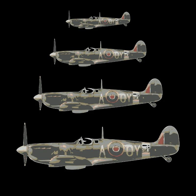 Spitfire Jagdflieger - Retro Geschenk Pilot