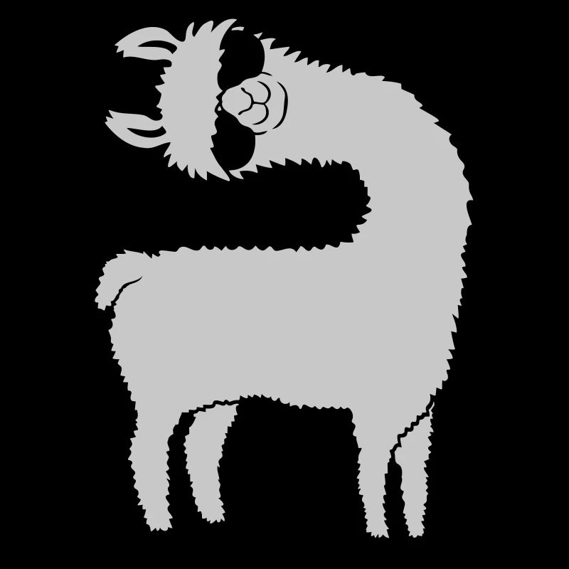 Lama looks crooked