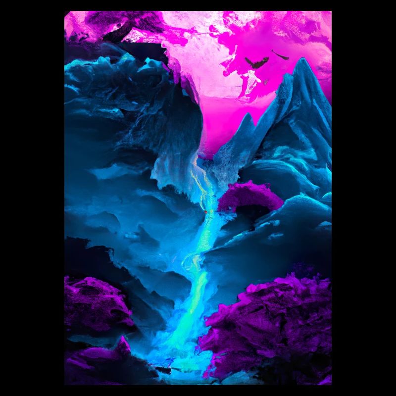 Mystischer Wasserfall