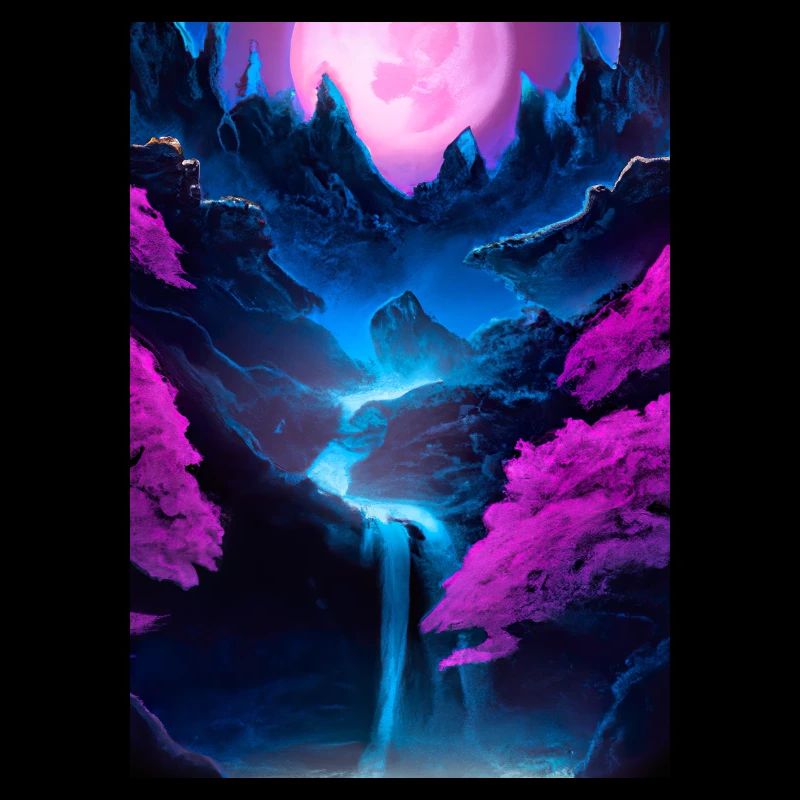 Mystischer Wasserfall