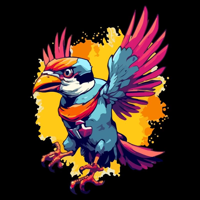 Pilu, der bunte Vogel