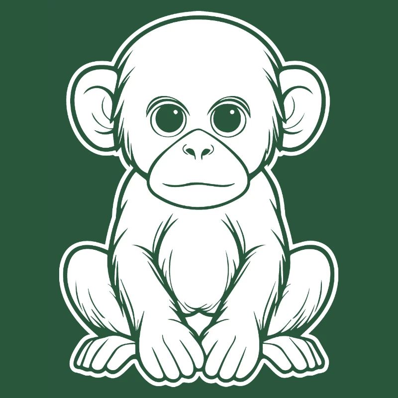 Monkey Monkey Monkey Face Jungle