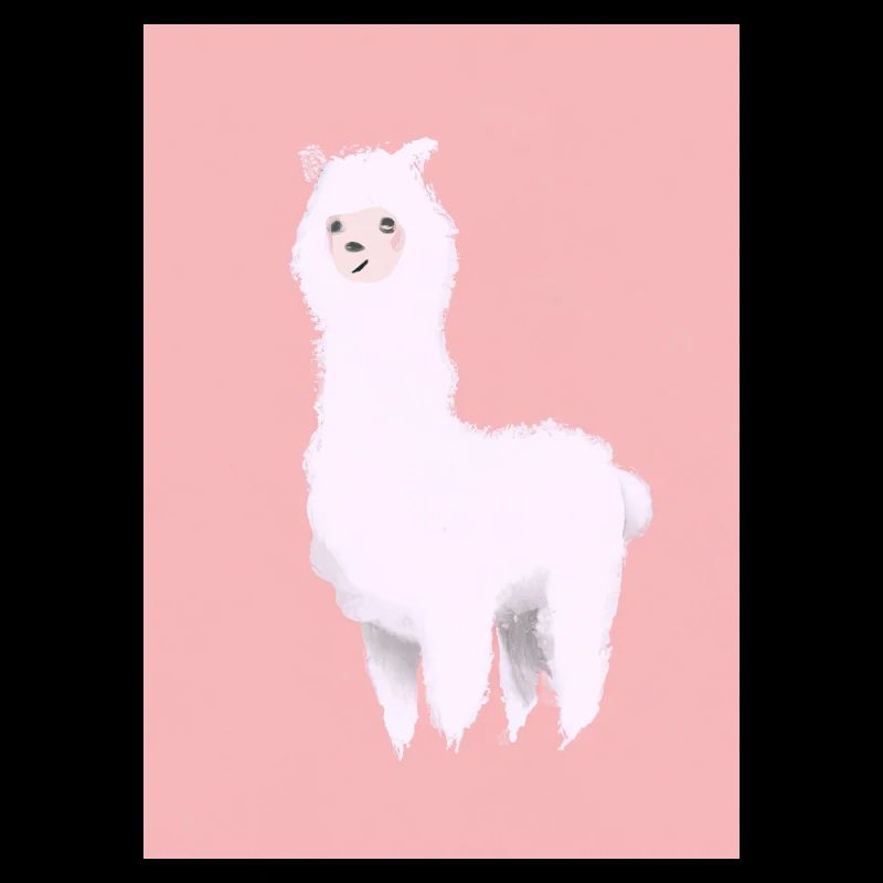 Pastell-Alpaka