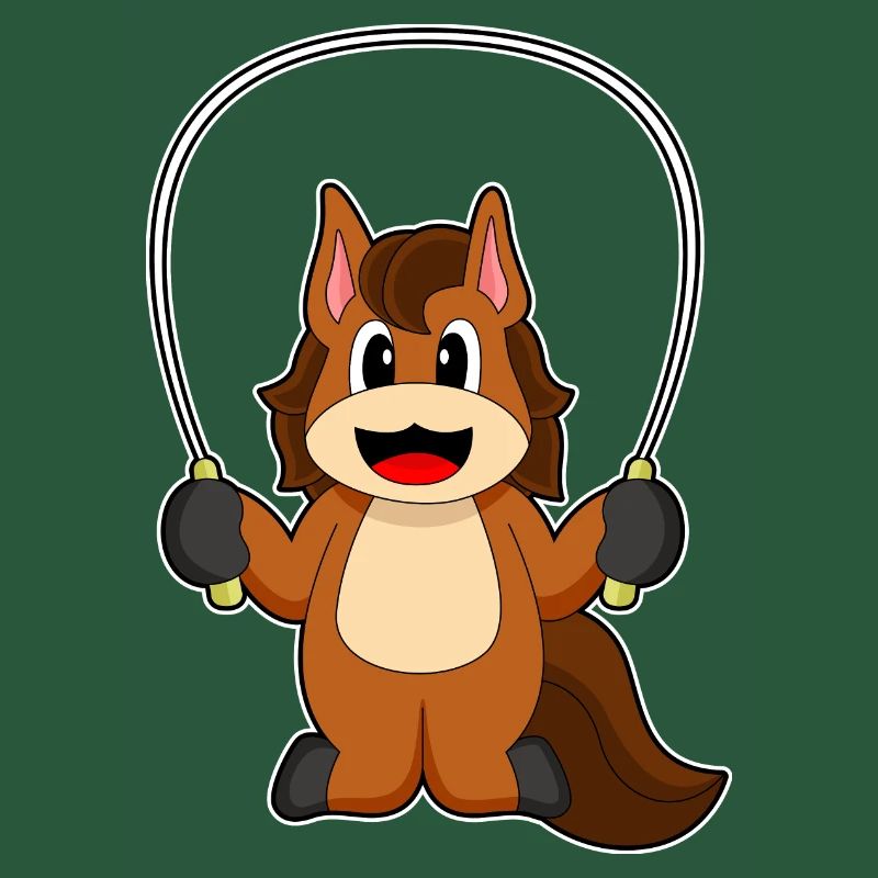 Pferd Seilspringen Seil