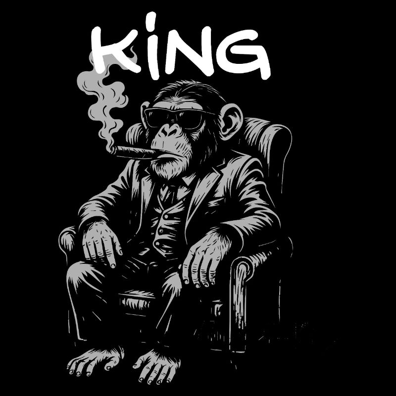 King Chimp in a Smoking Suit