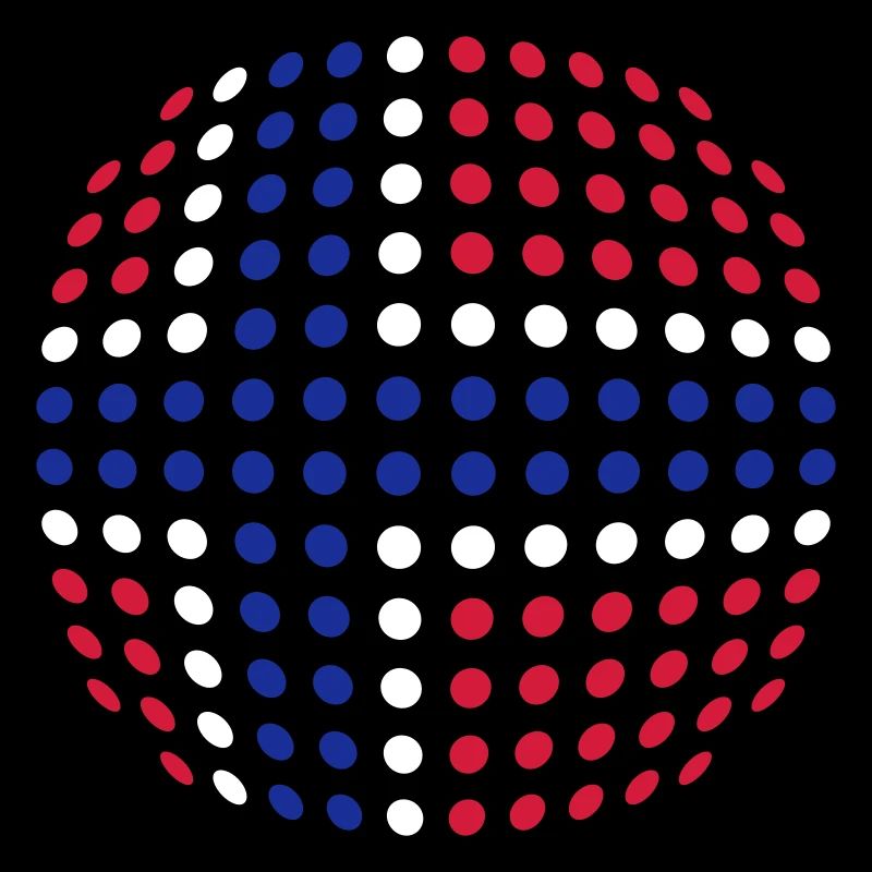 Norway flag (Dotted)