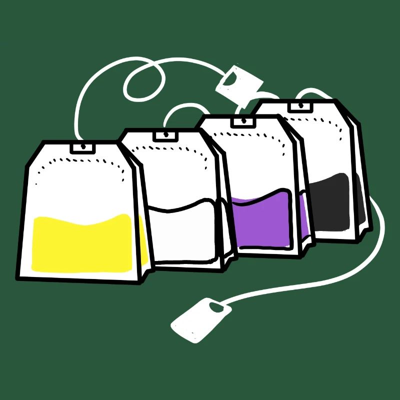 Nonbinary Pride Tea Bag Nonbinary Pride
