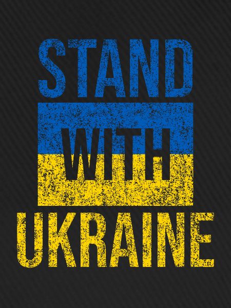 Stand with ukraine grunge