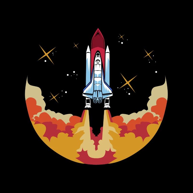 Astronaute de lancement de la navette spatiale