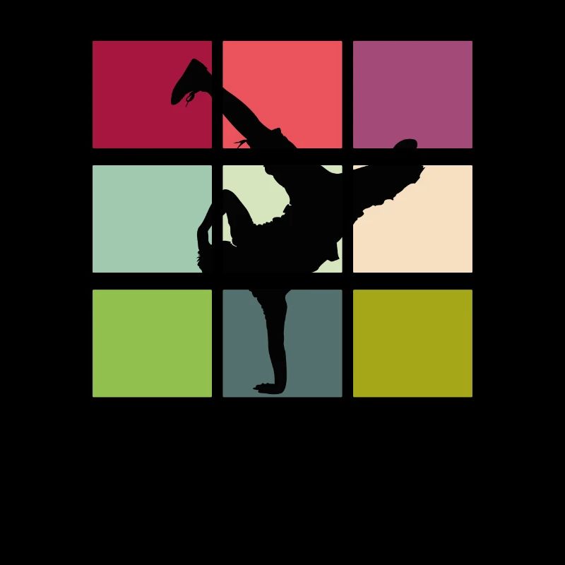 Breakdance breaker retro bboy