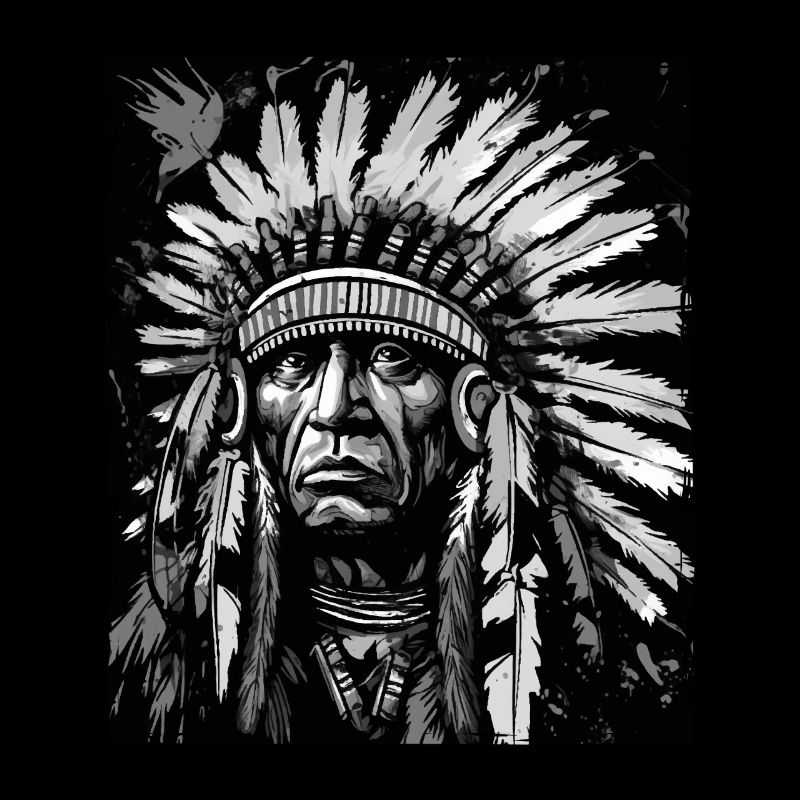 Apache Indian Chief Skull