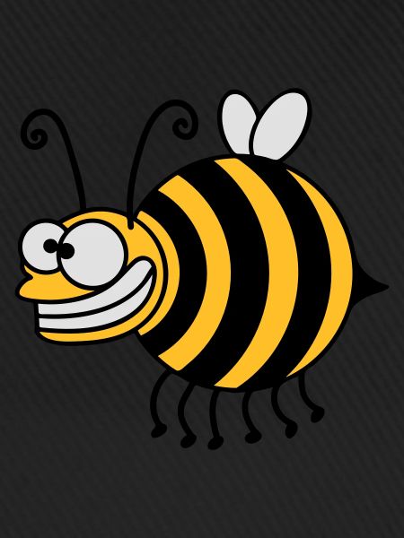 Funny thickness crazy bee