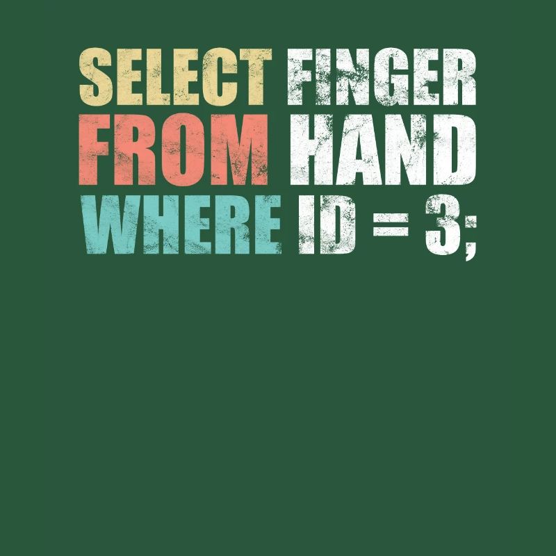 Informatiker - select finger from hand where ID