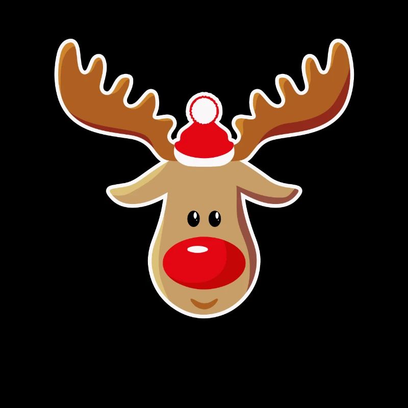 Cadeau de Noël Rudolf avec Rennes