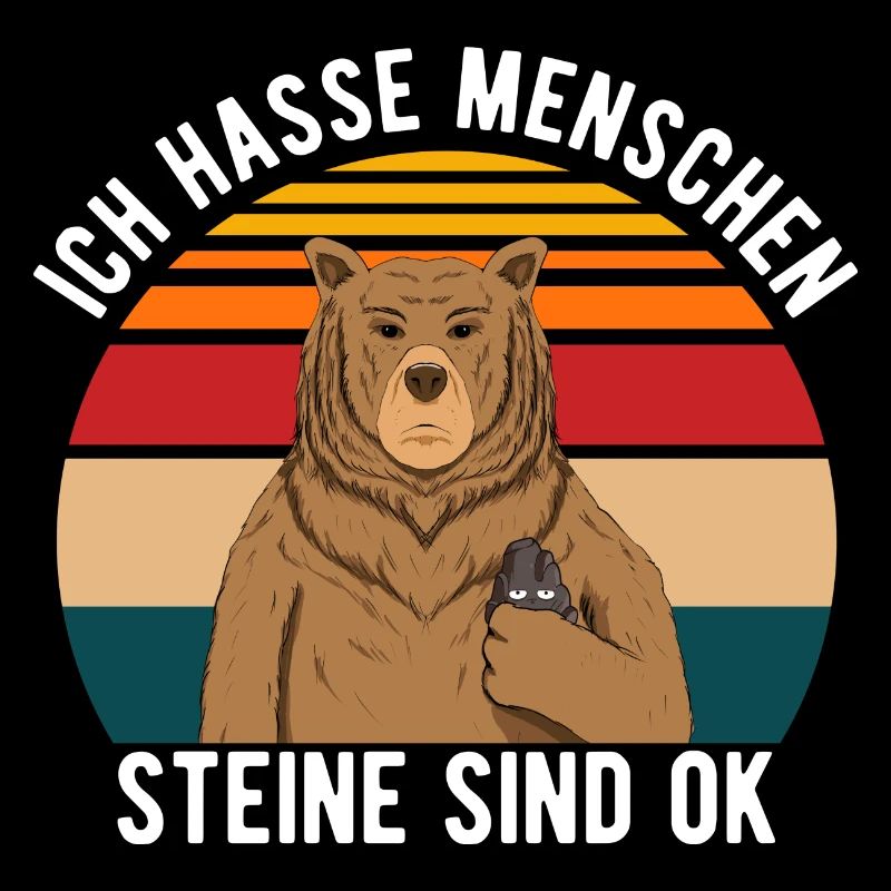 Ich hasse Menschen Steine sind ok
