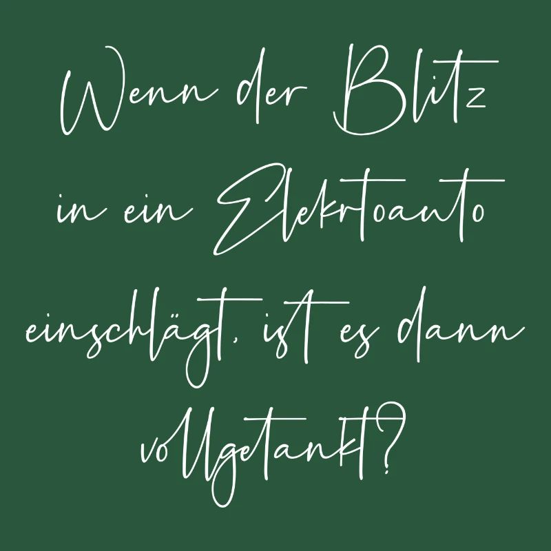Wenn der Blitz in ein E Auto einschlägt getankt