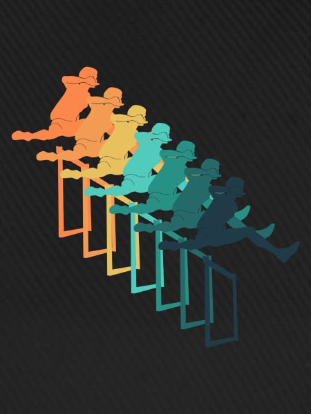 Retro hurdle racing
