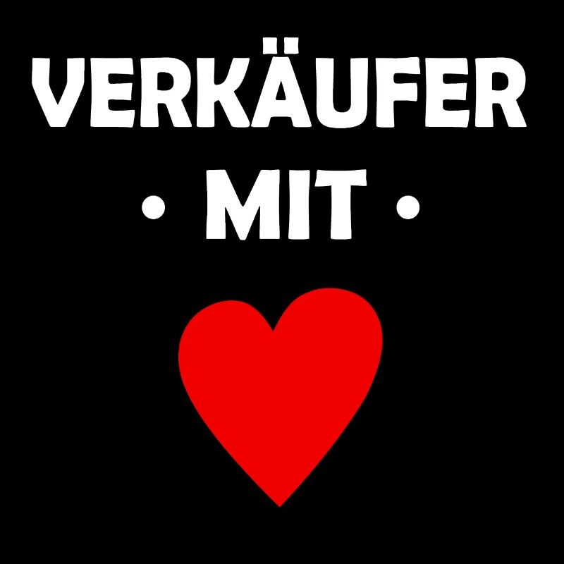 Verkäufer mit Herz