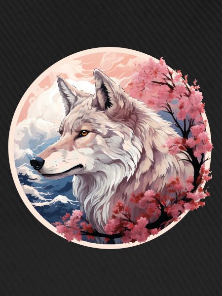 Japanischer Wolf, Kirschblüte