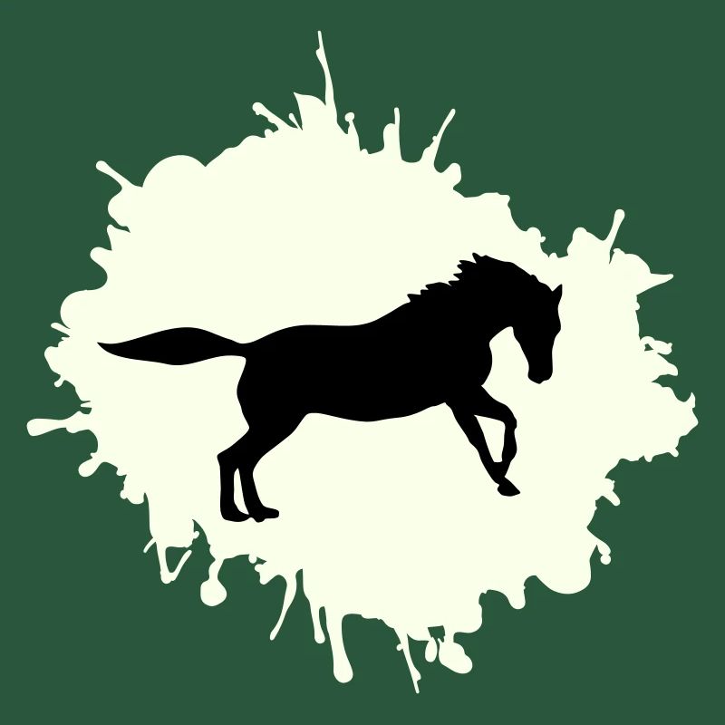 pferd klecks
