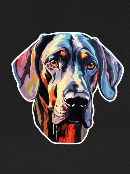 Danish Great Dane psychedelic
