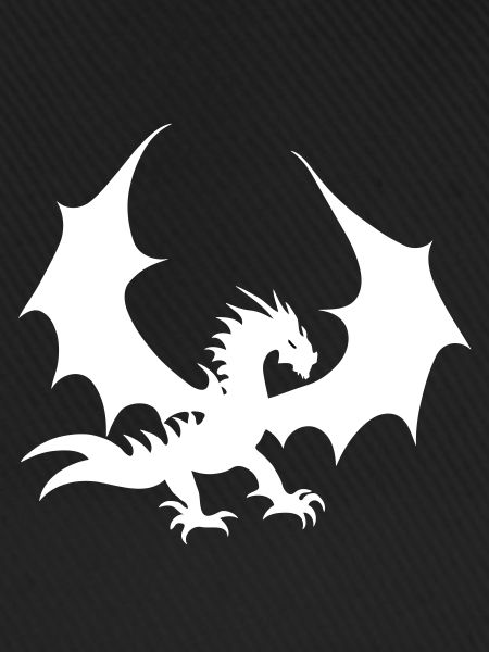 Cool White Dragon