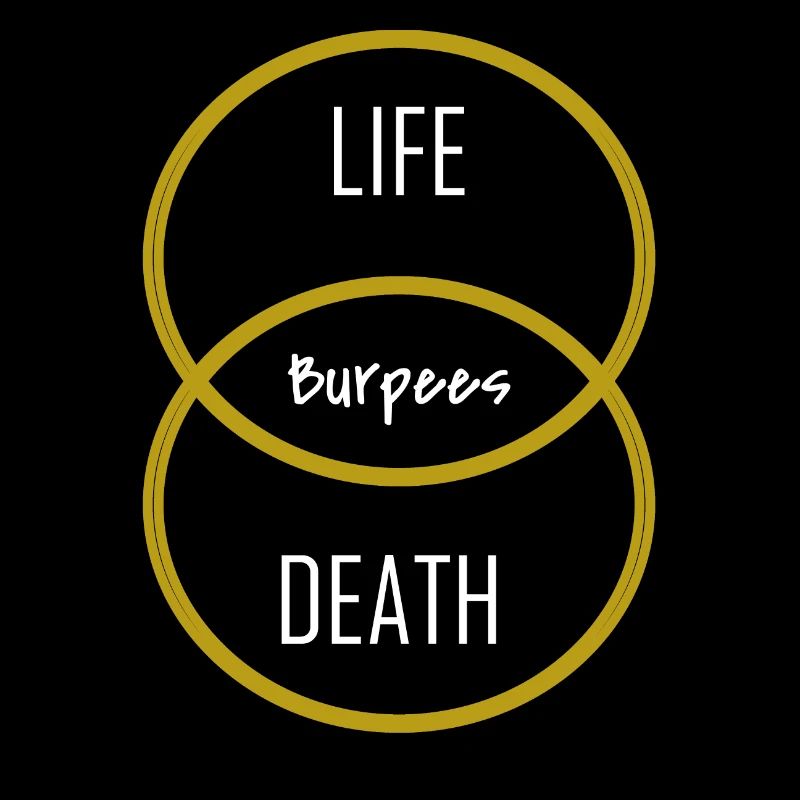 Burpee Burpees Squat Push Up Gift Exercice