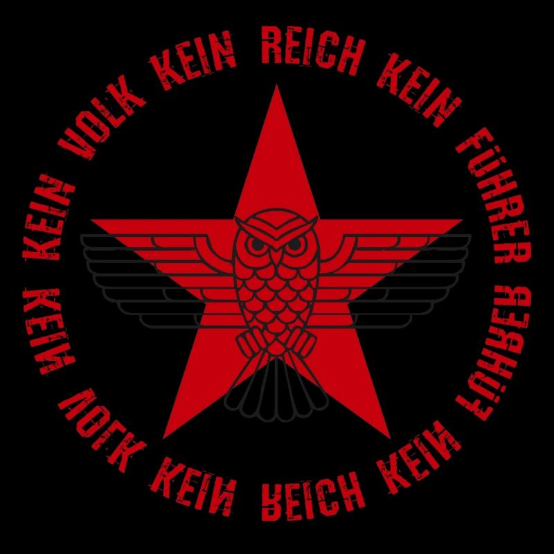 ROTER STERN EULE ANTIFA - FCKNZS