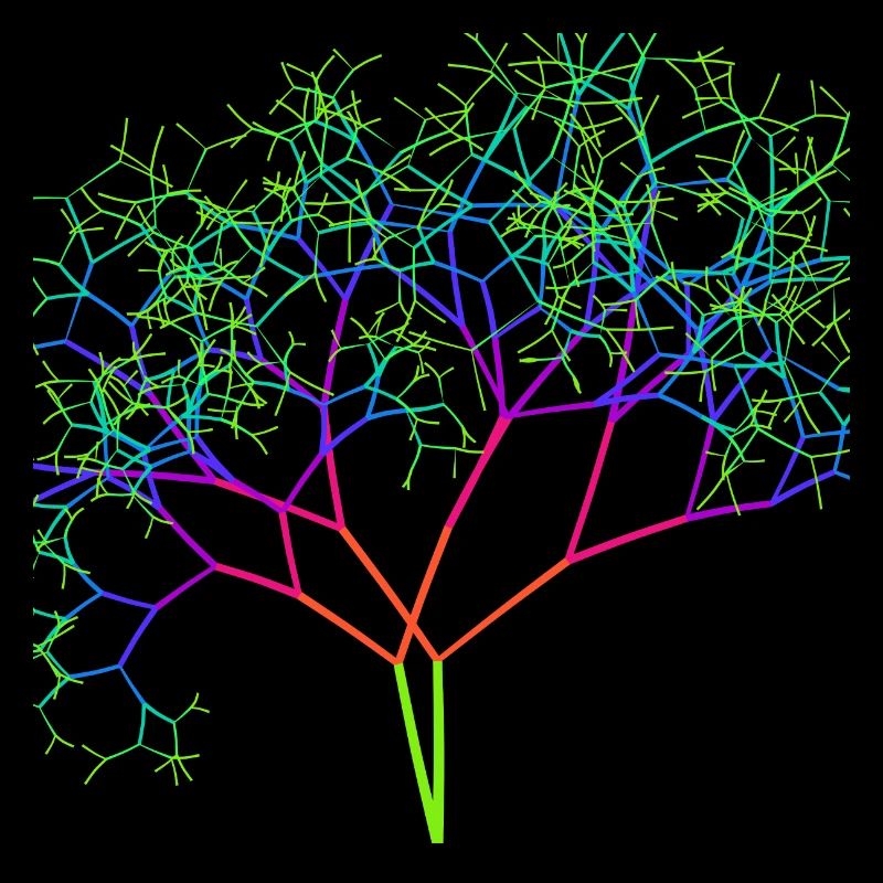 Rainbow tree