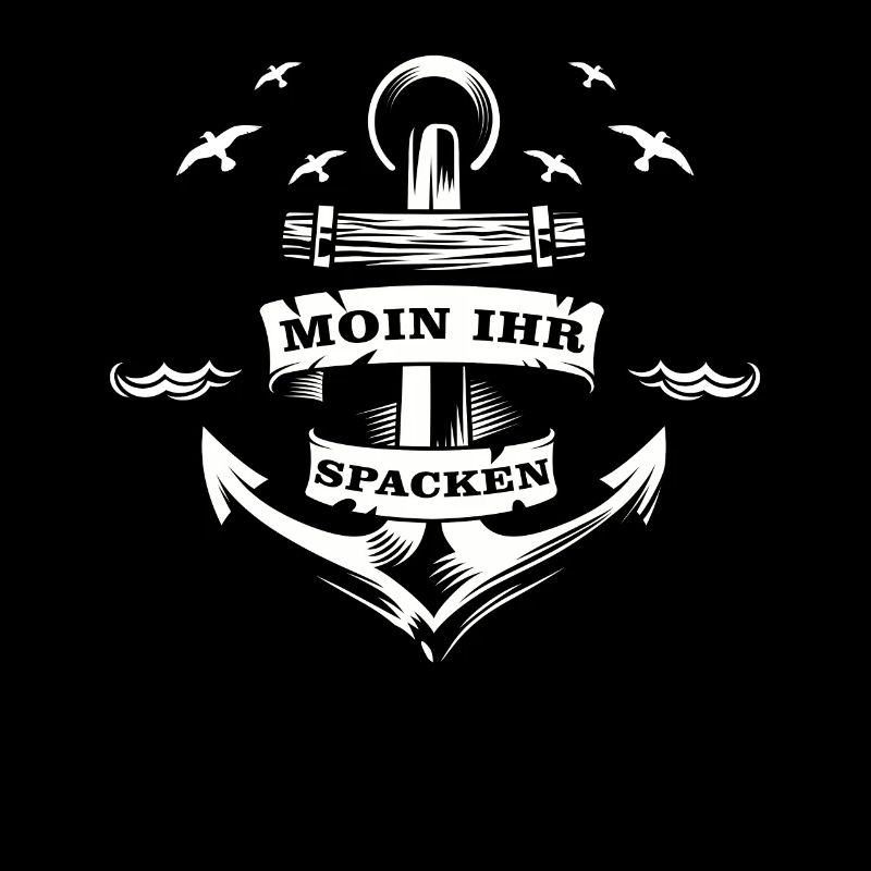 Moin ihr Spacken Bootsfahrer Seemänner Geschenk