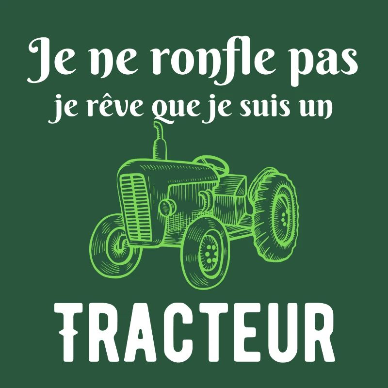 Ich schnarche nicht, ich träume, dass ich ein Traktor bin.