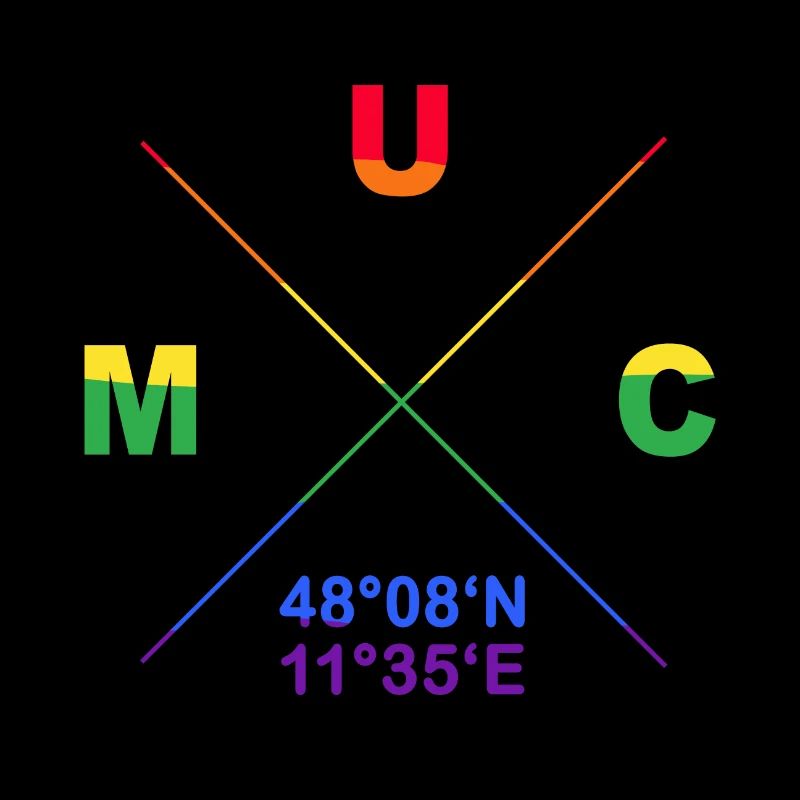 Munich MUC Coordinates Gay Pride LGBT CSD Bavaria