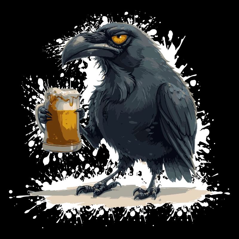 Raven Crow Bière Drôle